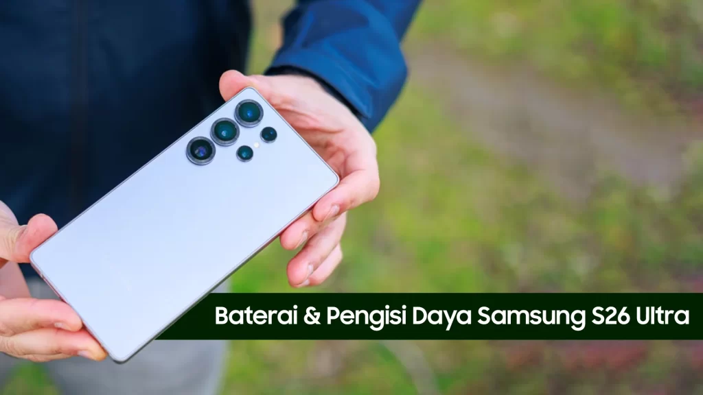 Baterai dan Pengisi Daya Samsung S26 Ultra