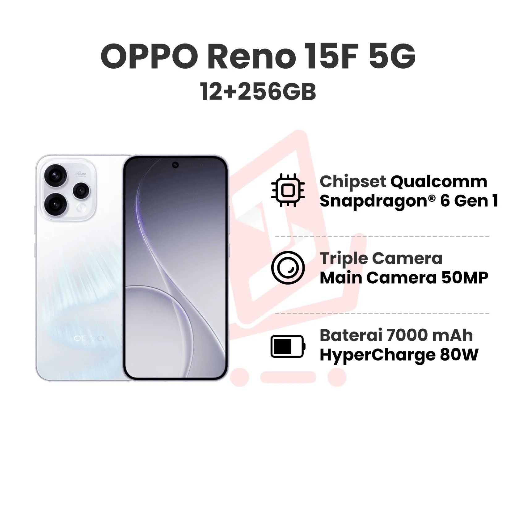 oppo reno 15f 12256 white